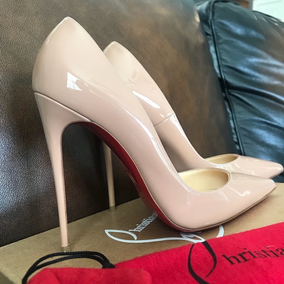Christian Louboutin So Kate patent nude - Picture 7 of 8